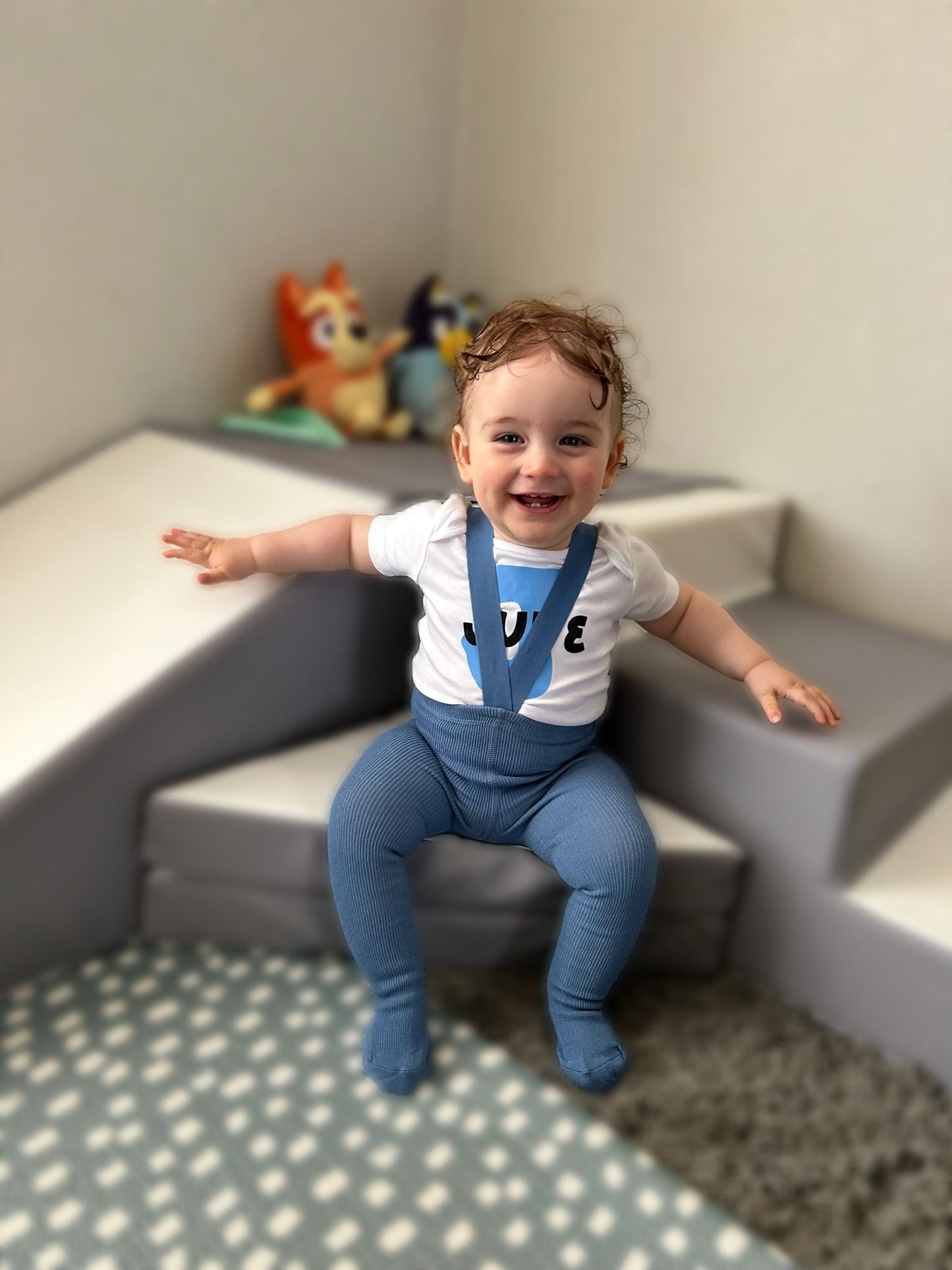 Boys pantaloons and personalised baby vest