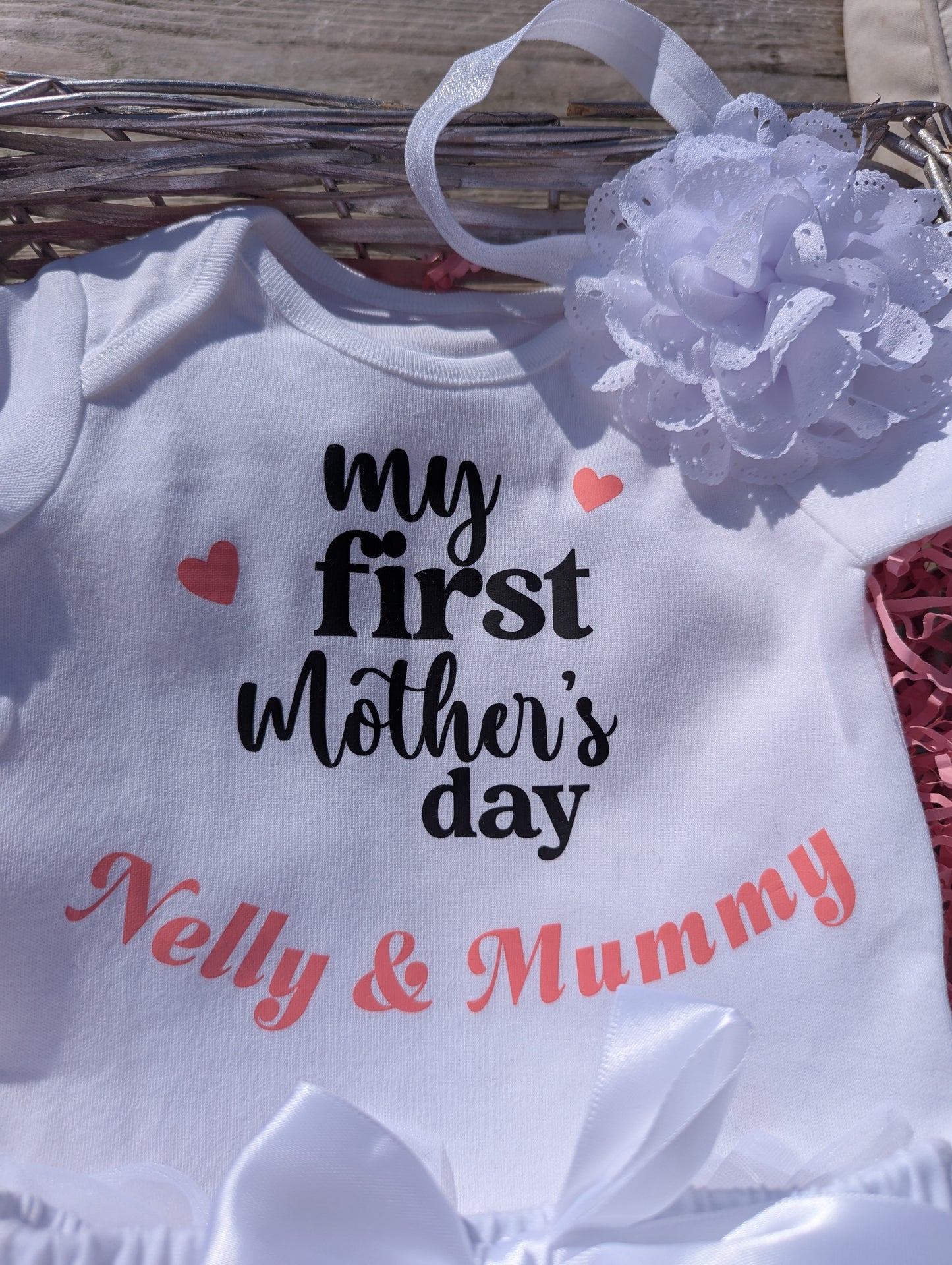 Our first mothers day girls outfit