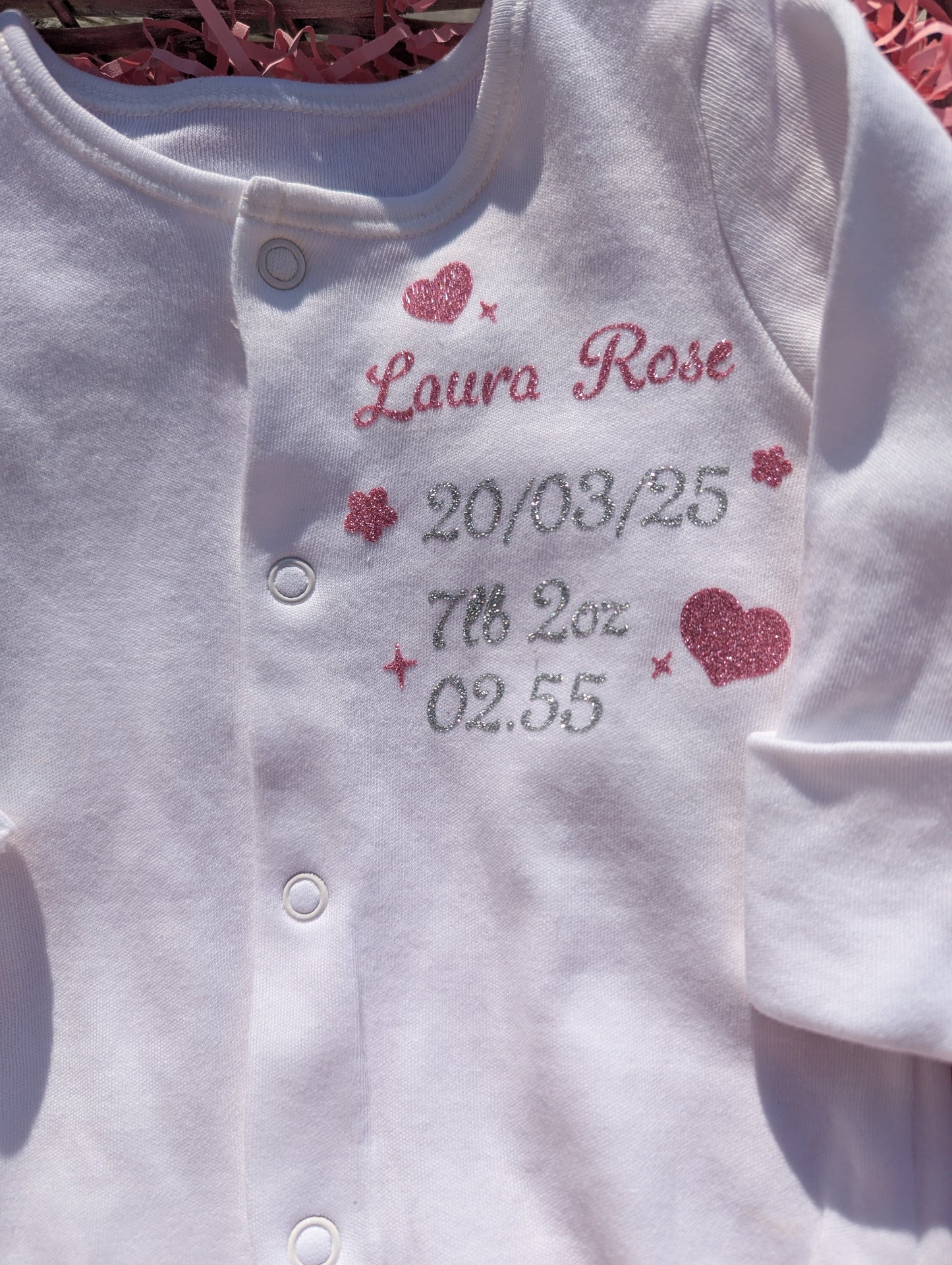 Welcome baby sleep suit