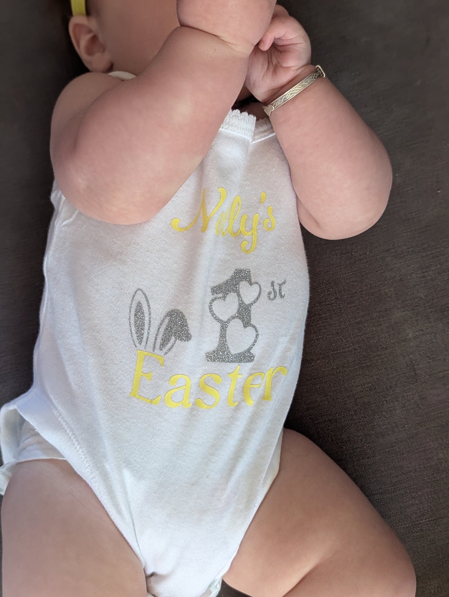 My 1st Easter personalised vest