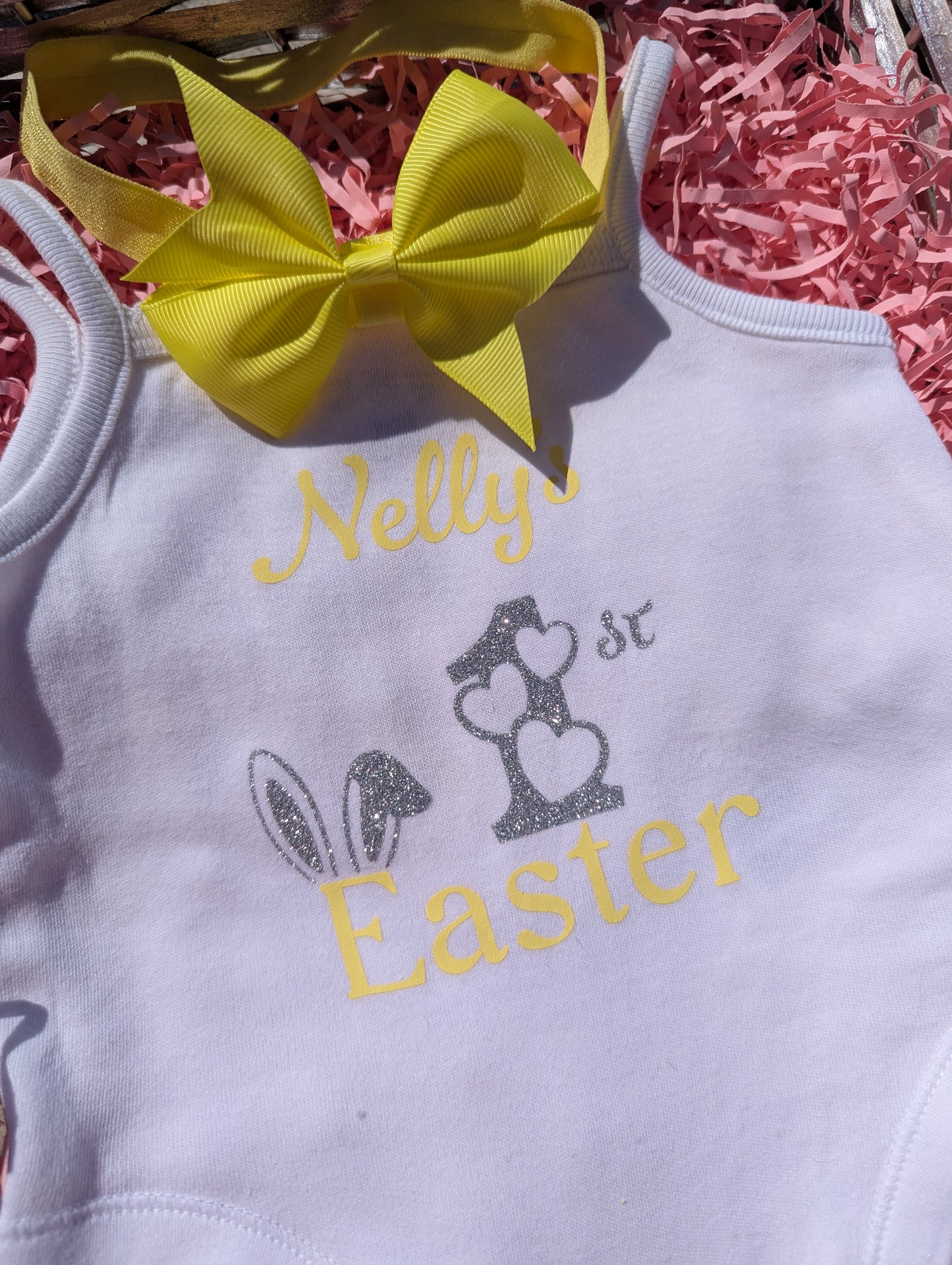 My 1st Easter personalised vest