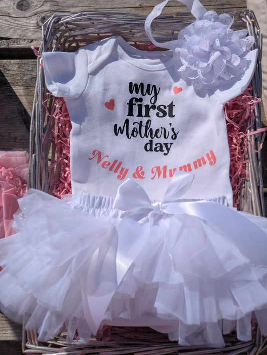 Our first mothers day girls outfit
