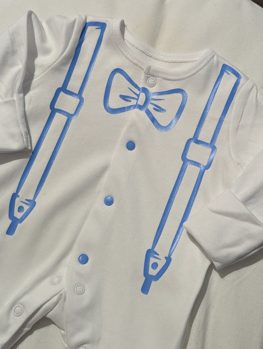 Dicky bow and braces wedding, christening, birthday outfit