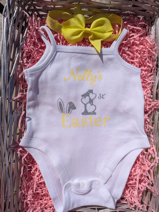 My 1st Easter personalised vest